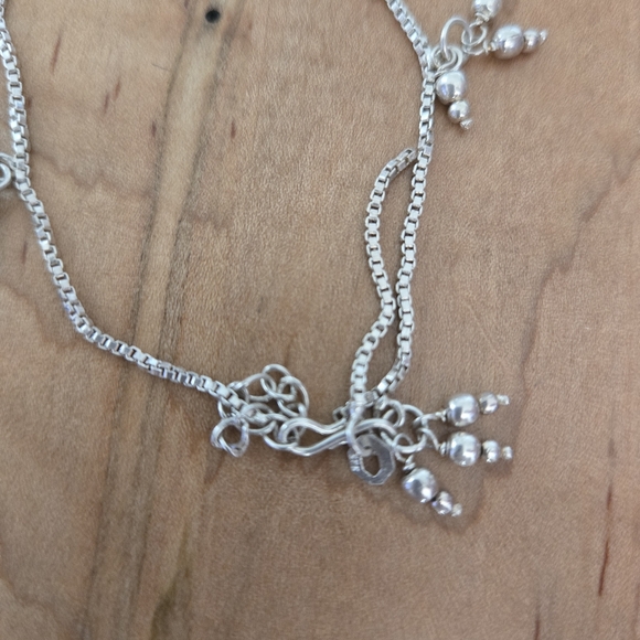 Source Unknown Silver Bracelet with Charm  Accents - Picture 5 of 6